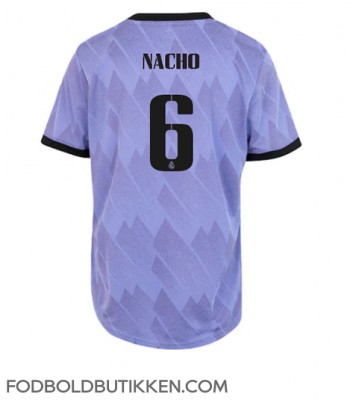 Real Madrid Nacho #6 Udebanetrøje Dame 2022-23 Kortærmet